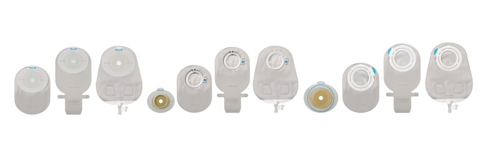 SenSura Mio ostomy bag product range