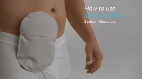 How-to-use a 1-piece, closed bag
