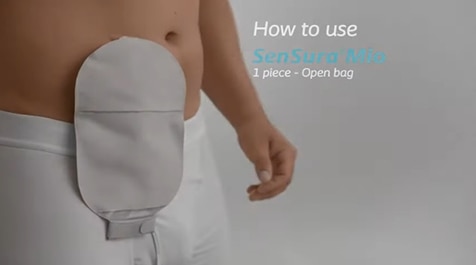How-to-use a 1-piece, open bag