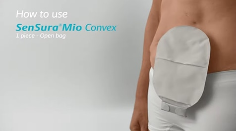 How-to-use a 1-piece, open bag
