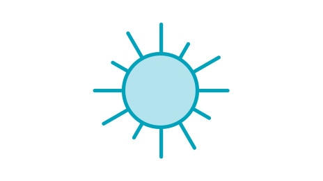 Warm climate and sunscreen affects the adhesive