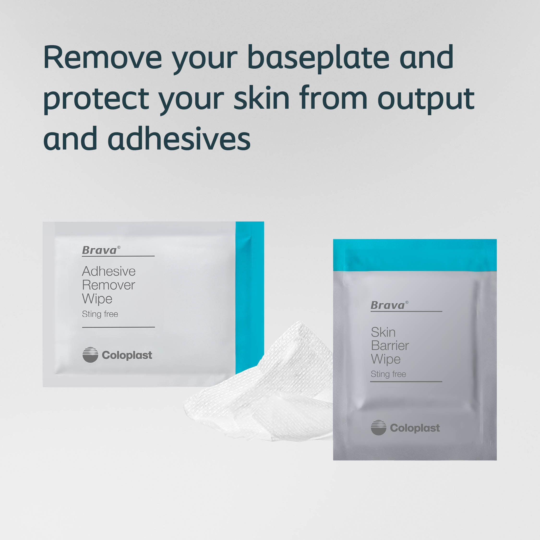 Coloplast Brava® Adhesive Remover and Skin Barrier Wipes