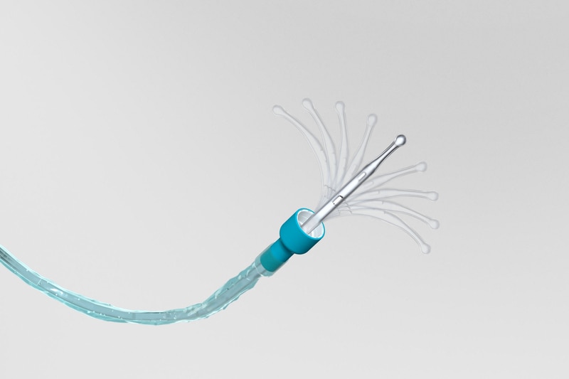 Soft grip for simple control while you catherise