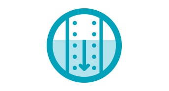 Illustration Luja conventional eyelets mucosa blockage
