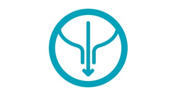 Illustration Luja conventional eyelets mucosa blockage
