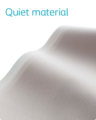 SenSura Mio has quiet material 