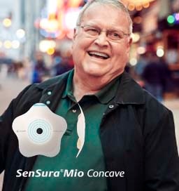 Before switching to SenSura Mio Concave, Walton was like 91% of people with a stoma who worried about leakage*. After surgery, he regained his appetite and his body began to change. He experienced leakage and his conﬁdence suffered. See how SenSura Mio Concave helped him rebuild his conﬁdence. Watch video now